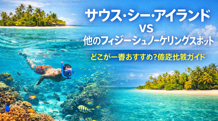 サウス・シー・アイランド vs 他のフィジー・シュノーケリングツアー 何が特別なのか？