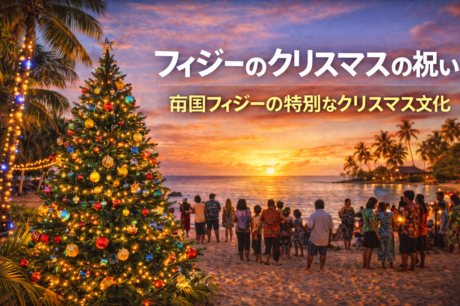 フィジーのクリスマスの祝いは本当に1か月続くのですか？