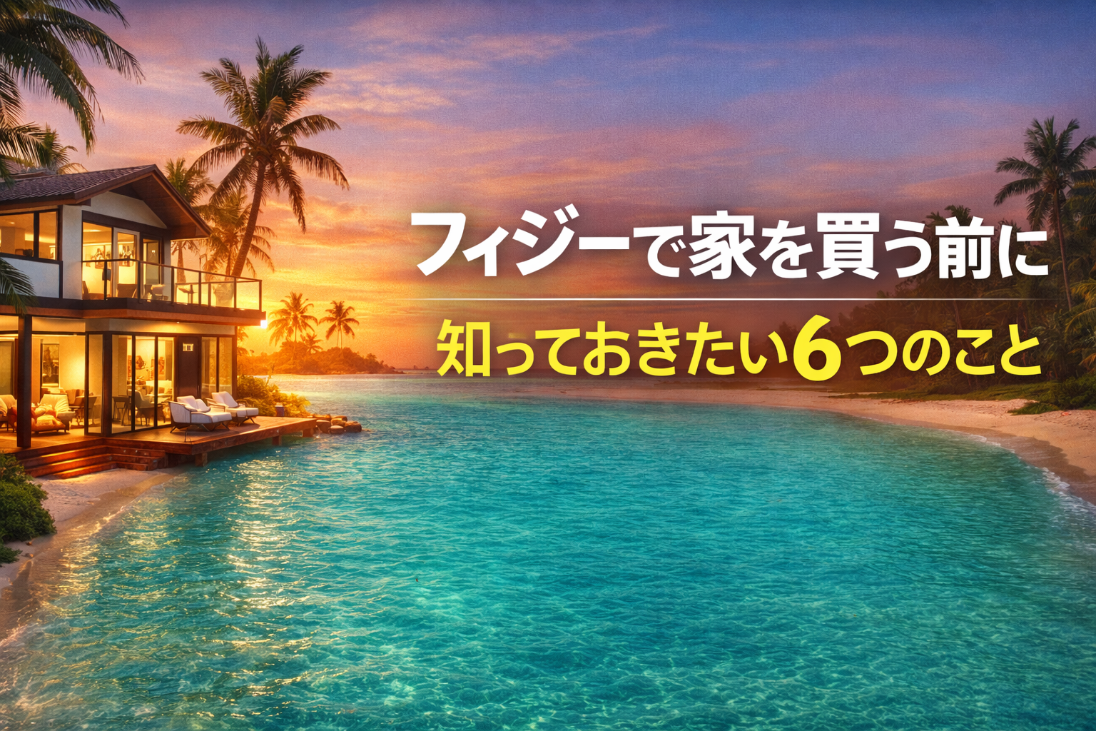 フィジーで家を買う前に知っておきたい6つのこと