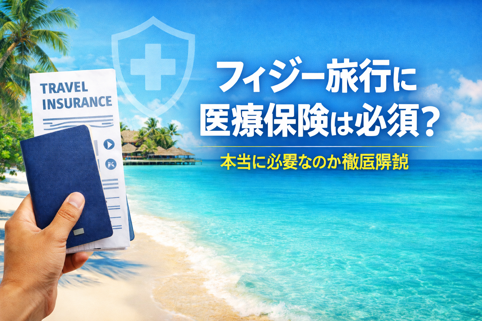 フィジー旅行に医療保険は必須？本当に必要なのか徹底解説
